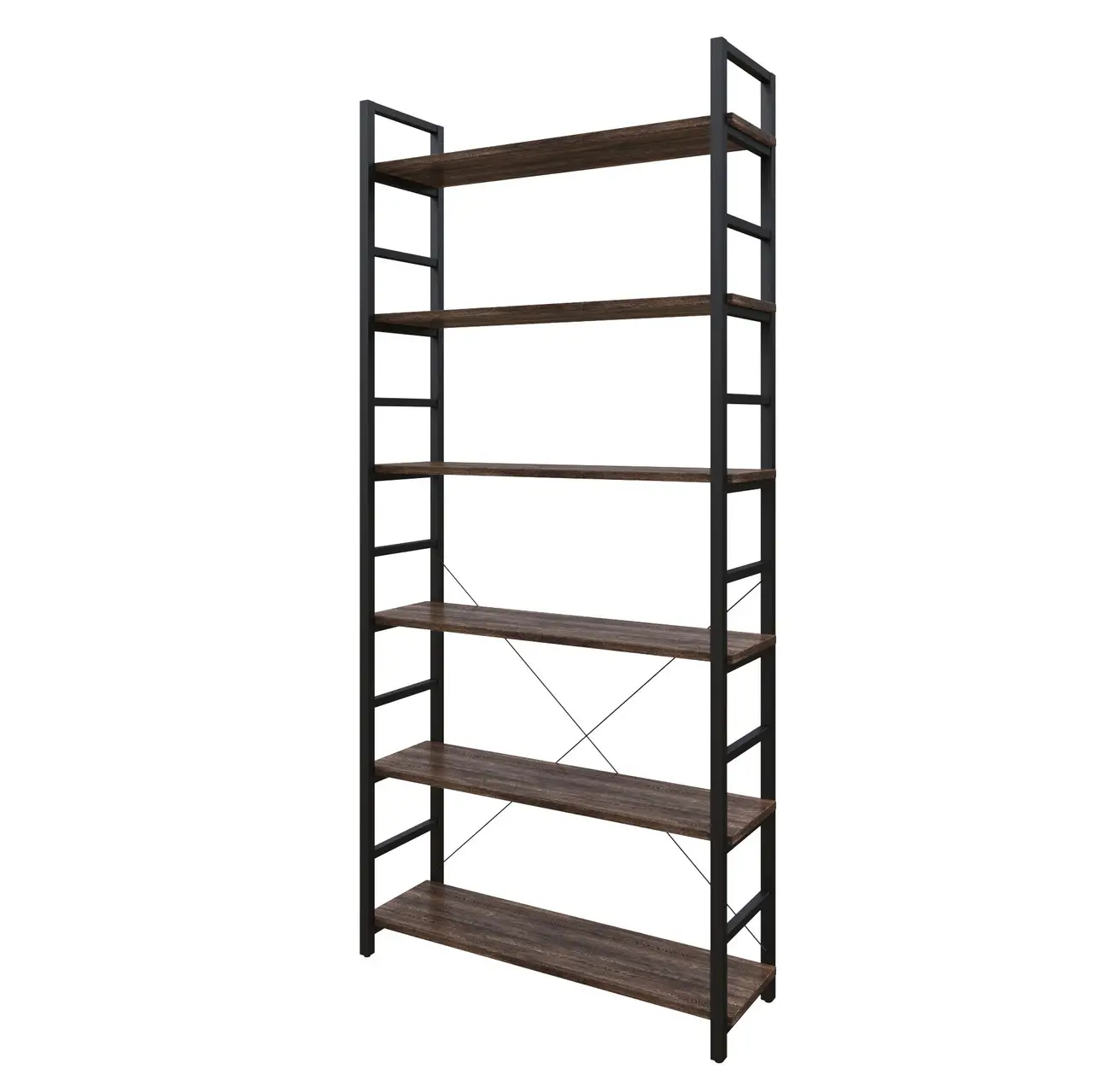 Стелаж металевий 6 полиць МM 1A, стелаж з полицями 820/348/1945 мм., стелаж Лофт