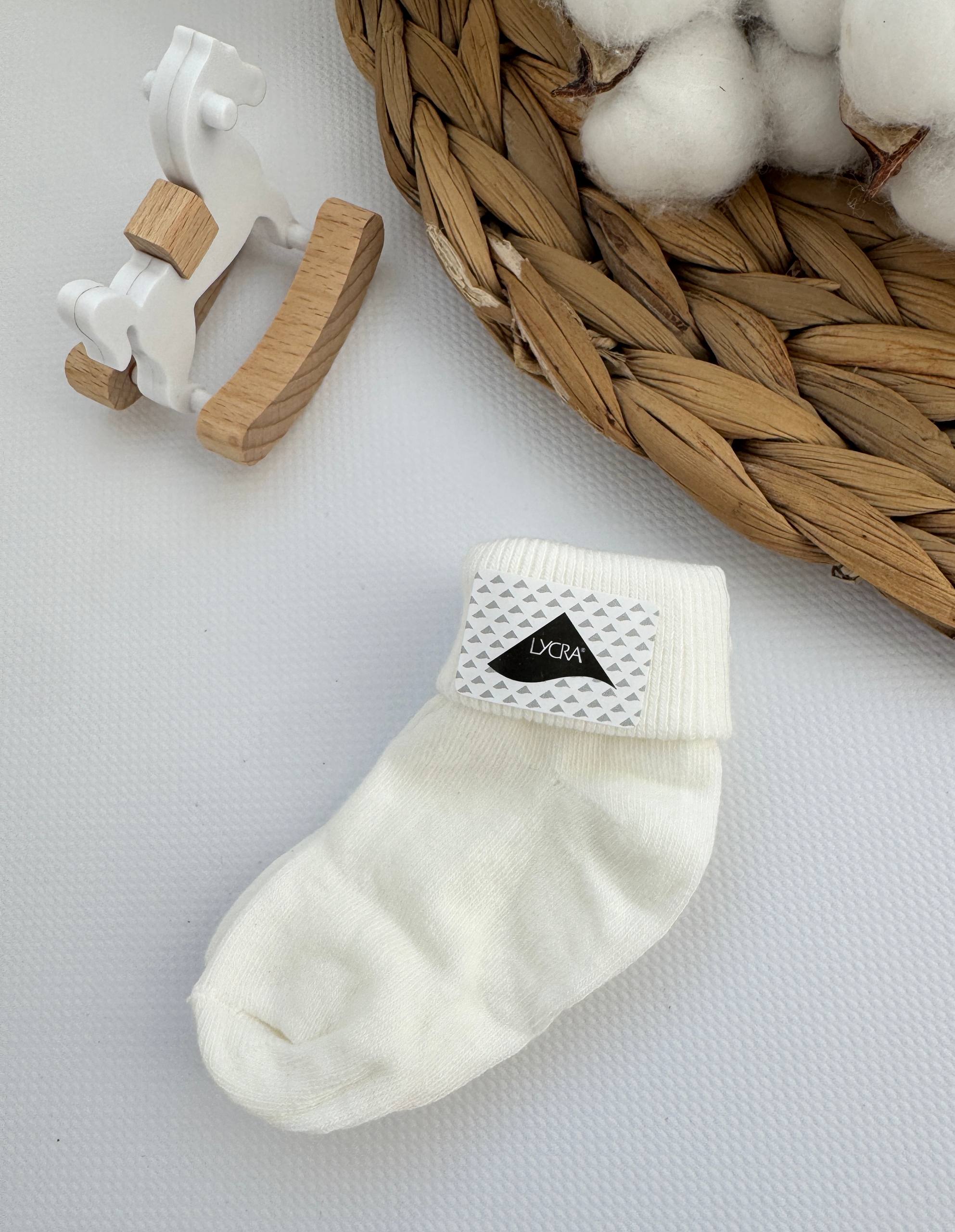 Шкарпетки для новонароджених 0–6 місяців — дитячі шкарпетки для немовляти, з народження