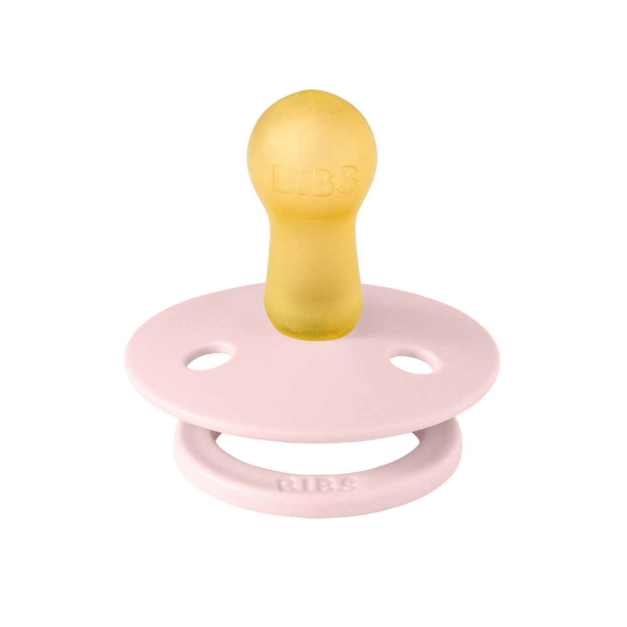 Соска пустушка BIBS Colour Latex Round (кругла) – Blossom - 0-6 міс