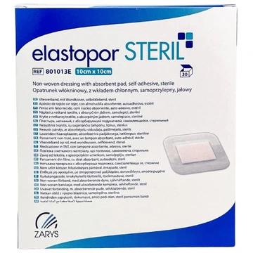 Elastopor steril 10×10см пластир з абсорбуючою подушечкою.