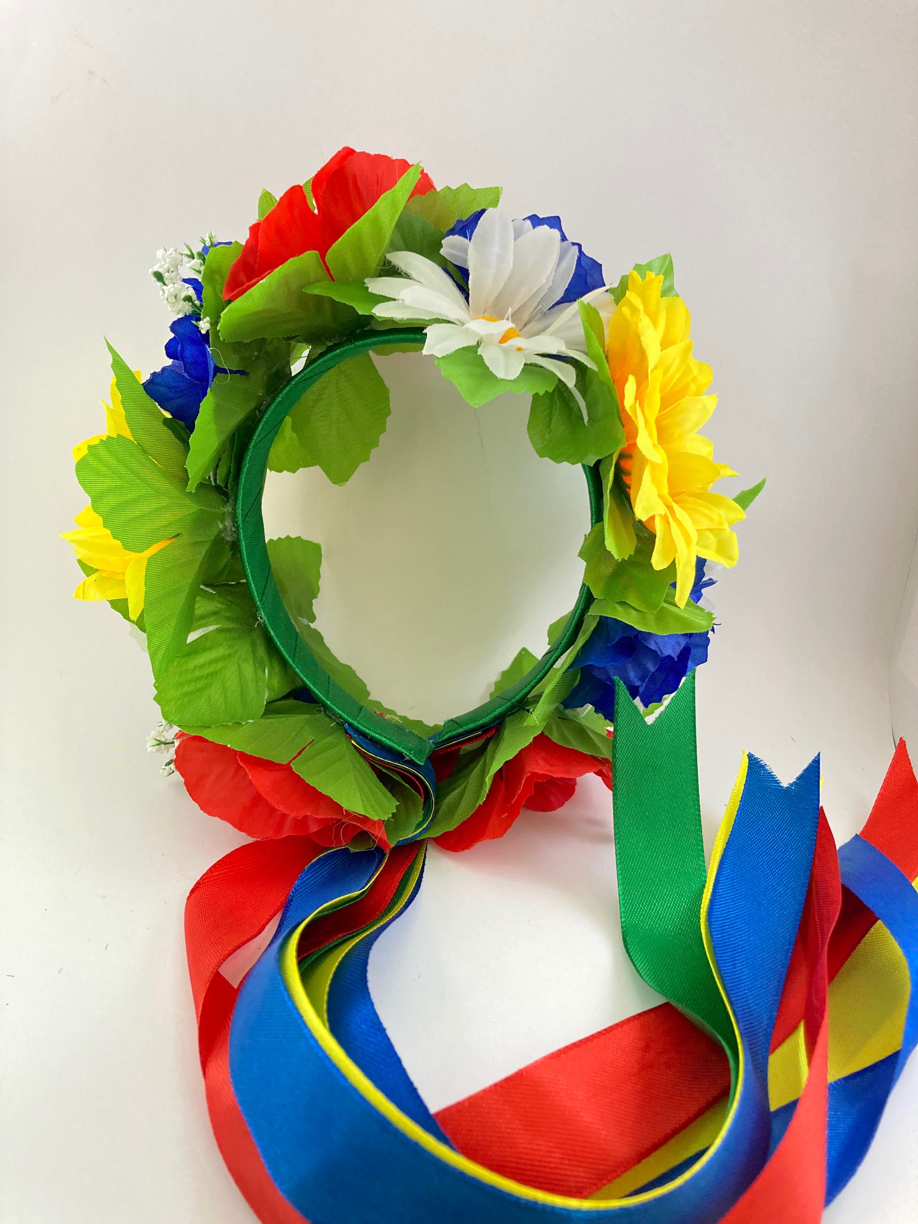 Вінок на голову Vinochok український зi стрічками