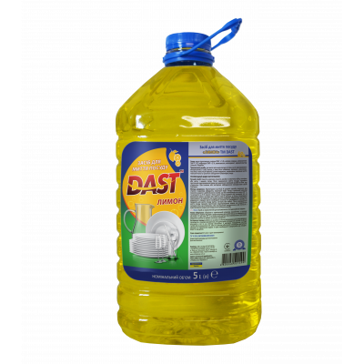 Зaciб для миття посуду DAST Лимон 5 л (пет)