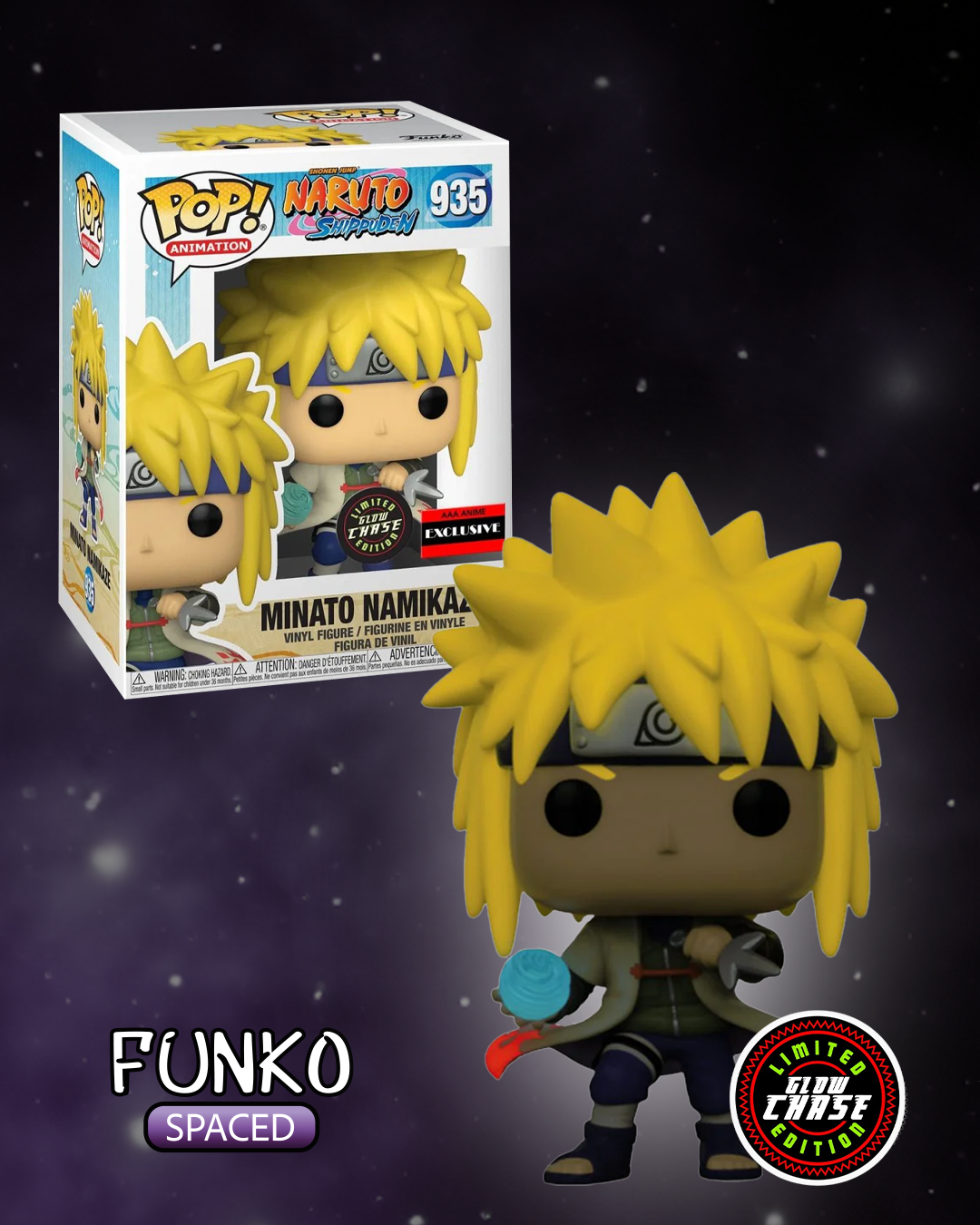 Фігурка Funko Pop Naruto - Chase Minato Namikaze | Фанко Поп Наруто - Чейз Мінато Наміказе #935