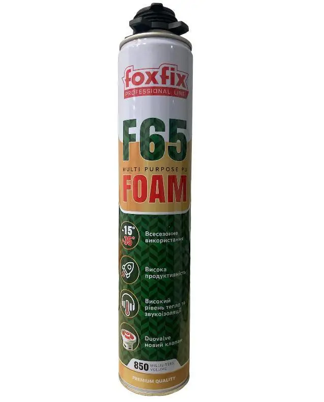 Піна профі-універсальна FOXFIX 65л 935гр (12шт/ящ)