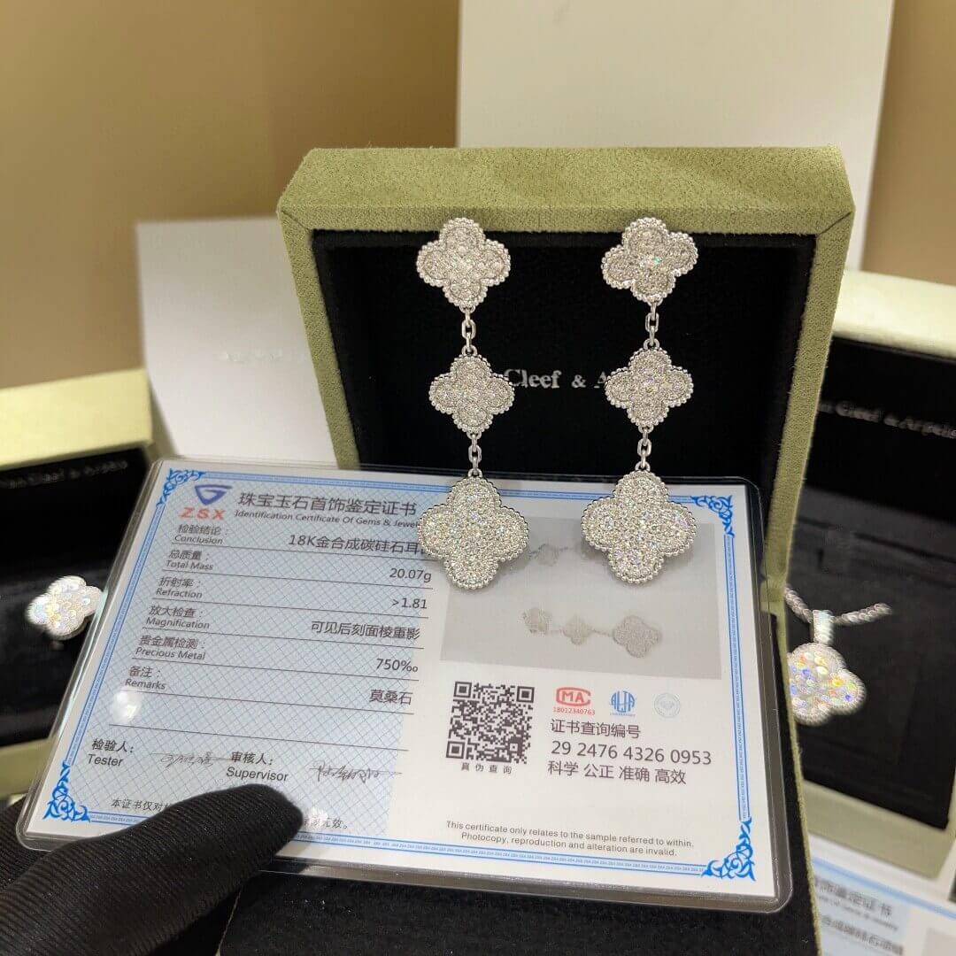 Van Cleef&Arpels сережки золоті