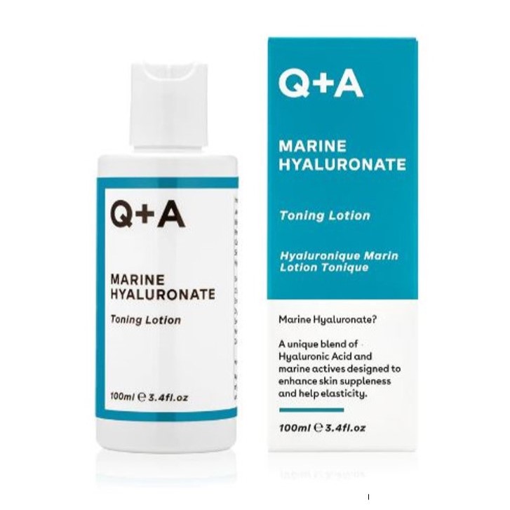 Тонізуючий лосьйон з гіалуроновою кислотою Q+A Marine Hyaluronate Toning Lotion 100 ml