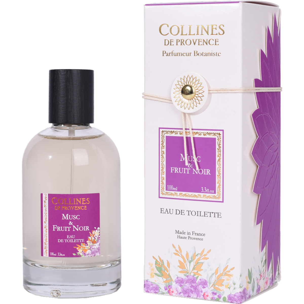 Туалетна вода Collines de Provence Мускус і ягоди Duos Parfumé (Дует), 100мл
