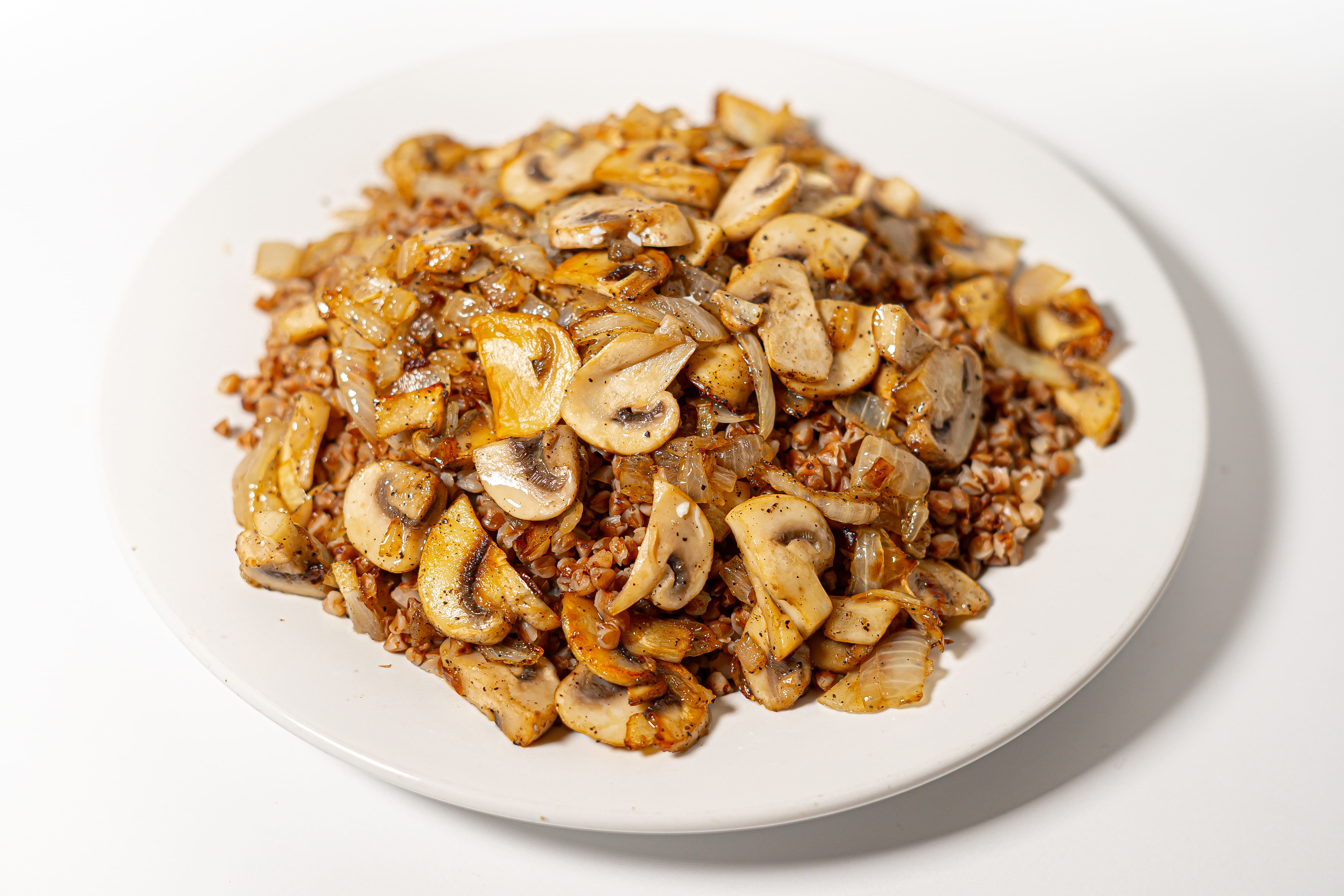 Каша гречана з грибами