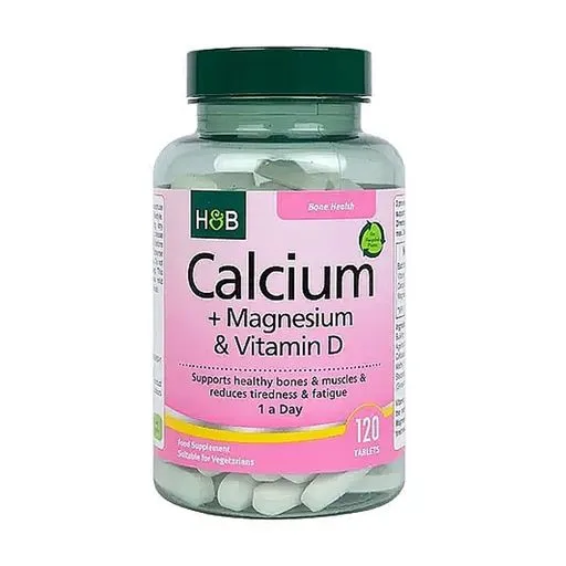 Вітамінно-мінеральний комплекс Holland & Barrett Calcium + Magnesium & Vitamin D, 120 таблеток