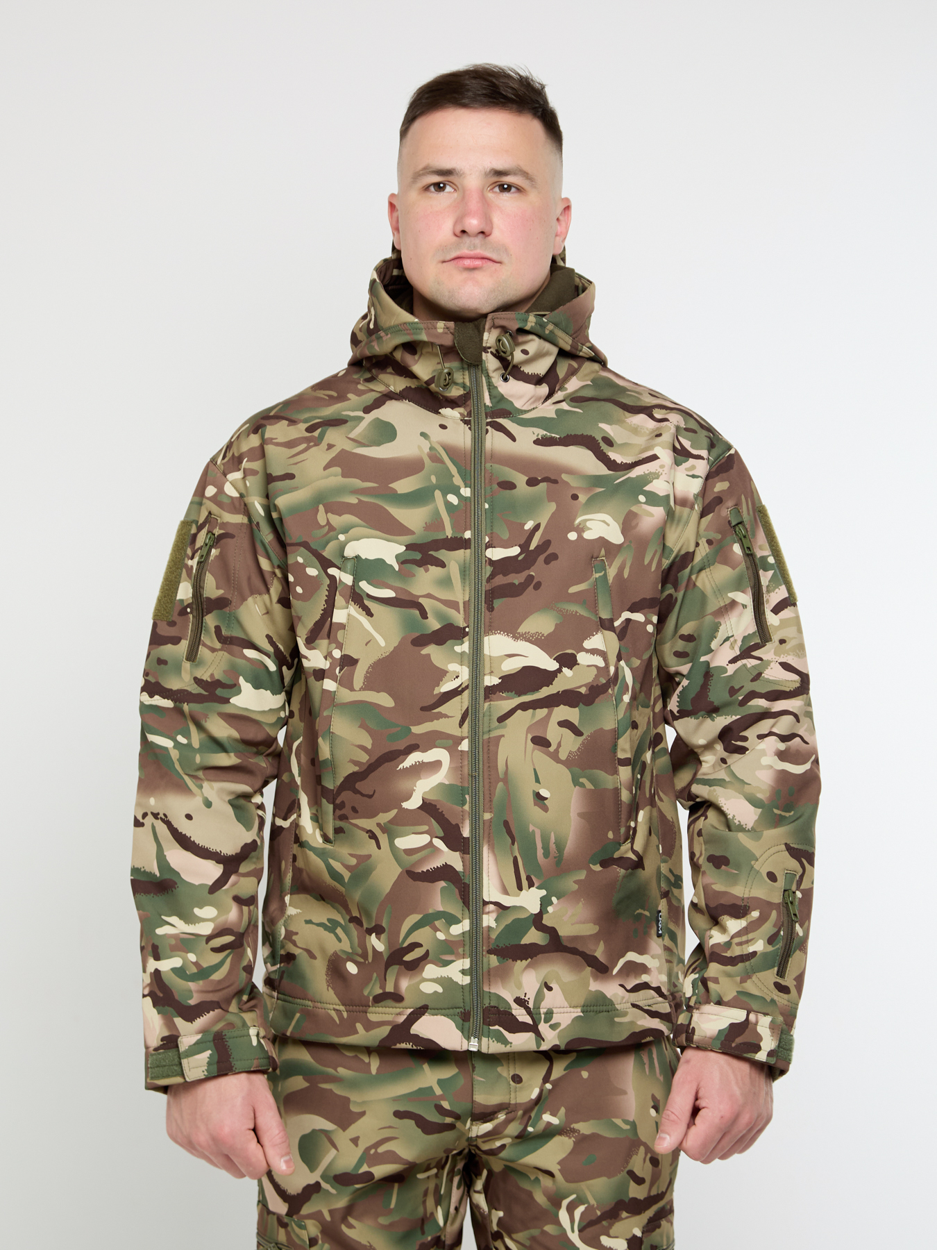 Куртка чоловіча UKM Softshell мультикам