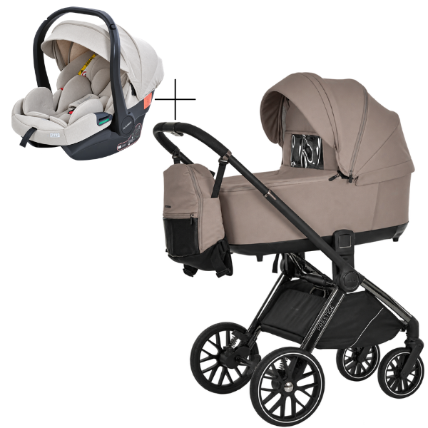Коляска універсальна 3в1 El Camino PRESTIGE ME 1124-3 Taupe Beige