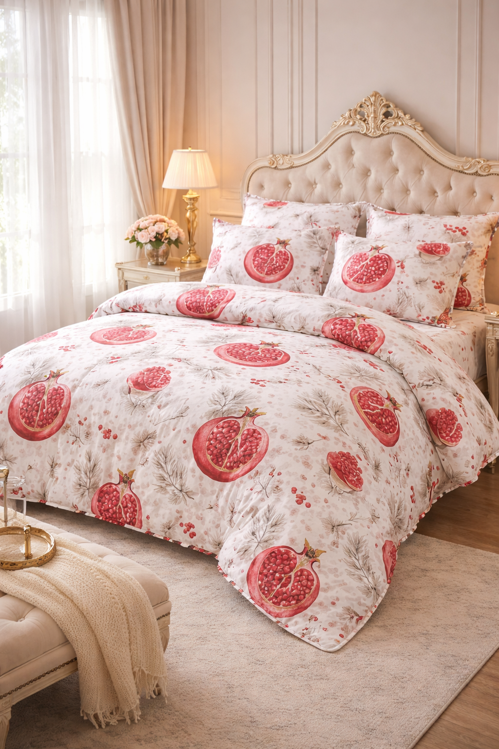 Постільна білизна  від виробника ранфрс принт "Гранати"