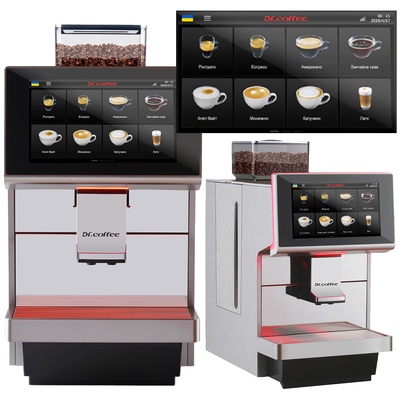 Суперавтоматична кавоварка Dr.Coffee M12 Plus 2L – революція у світі кавових апаратів для приготування напоїв із зернової кави.