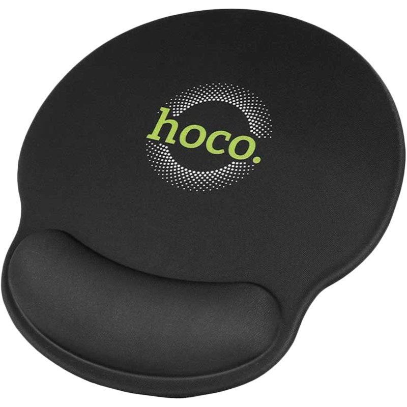 Килимок для мишки HOCO GM30 Polar Fox з підтримкою зап'ястя Black