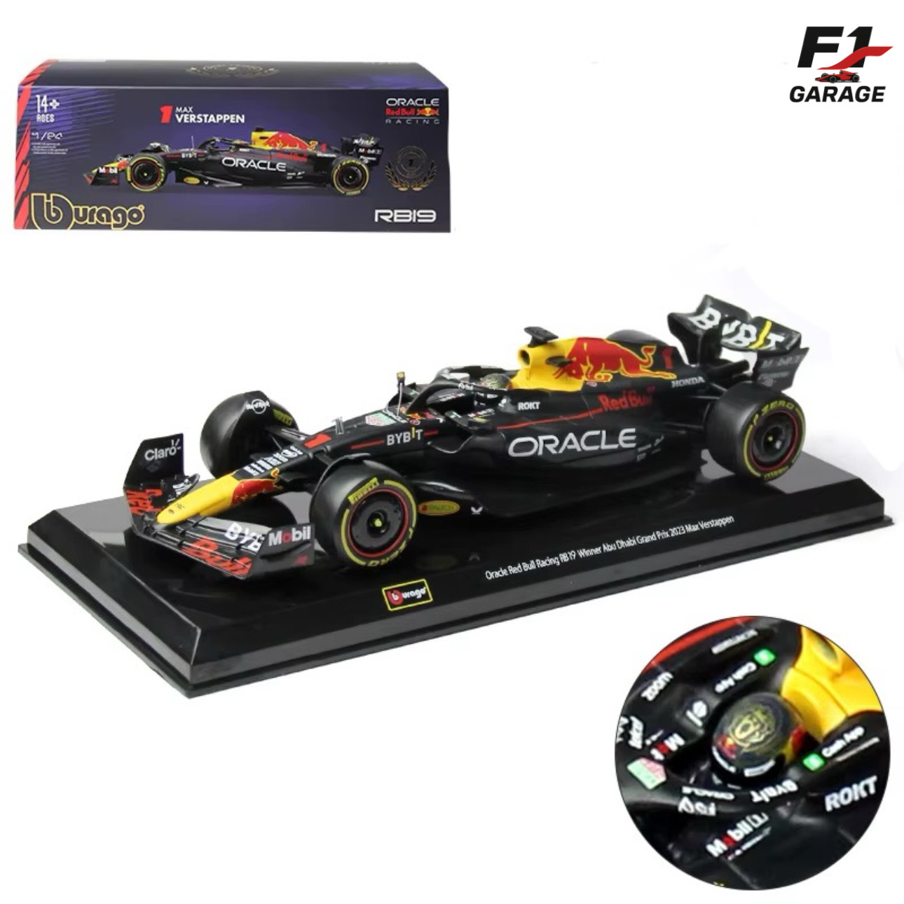 Burago Red Bull RB19 Max Verstappen, 1:24, 2023