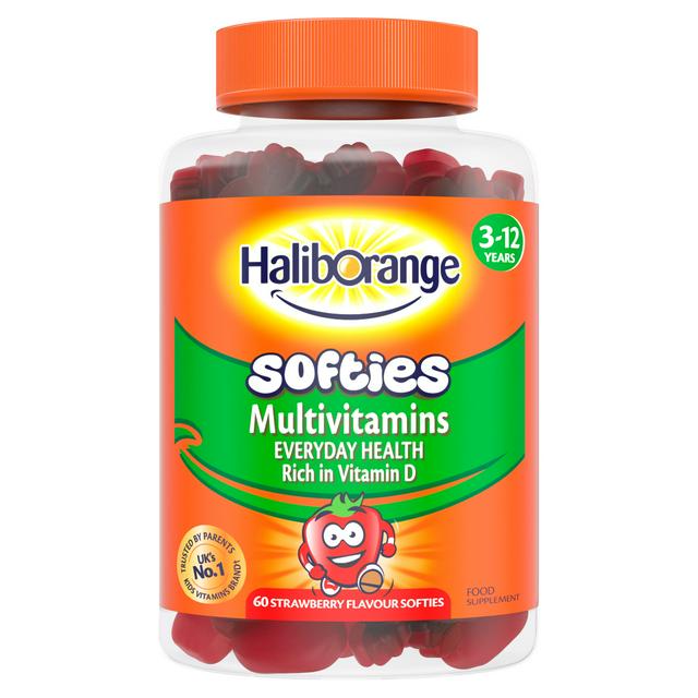 Haliborange Multivitamins 3-12 Years — полівітамінний комплекс зі смаком полуниці