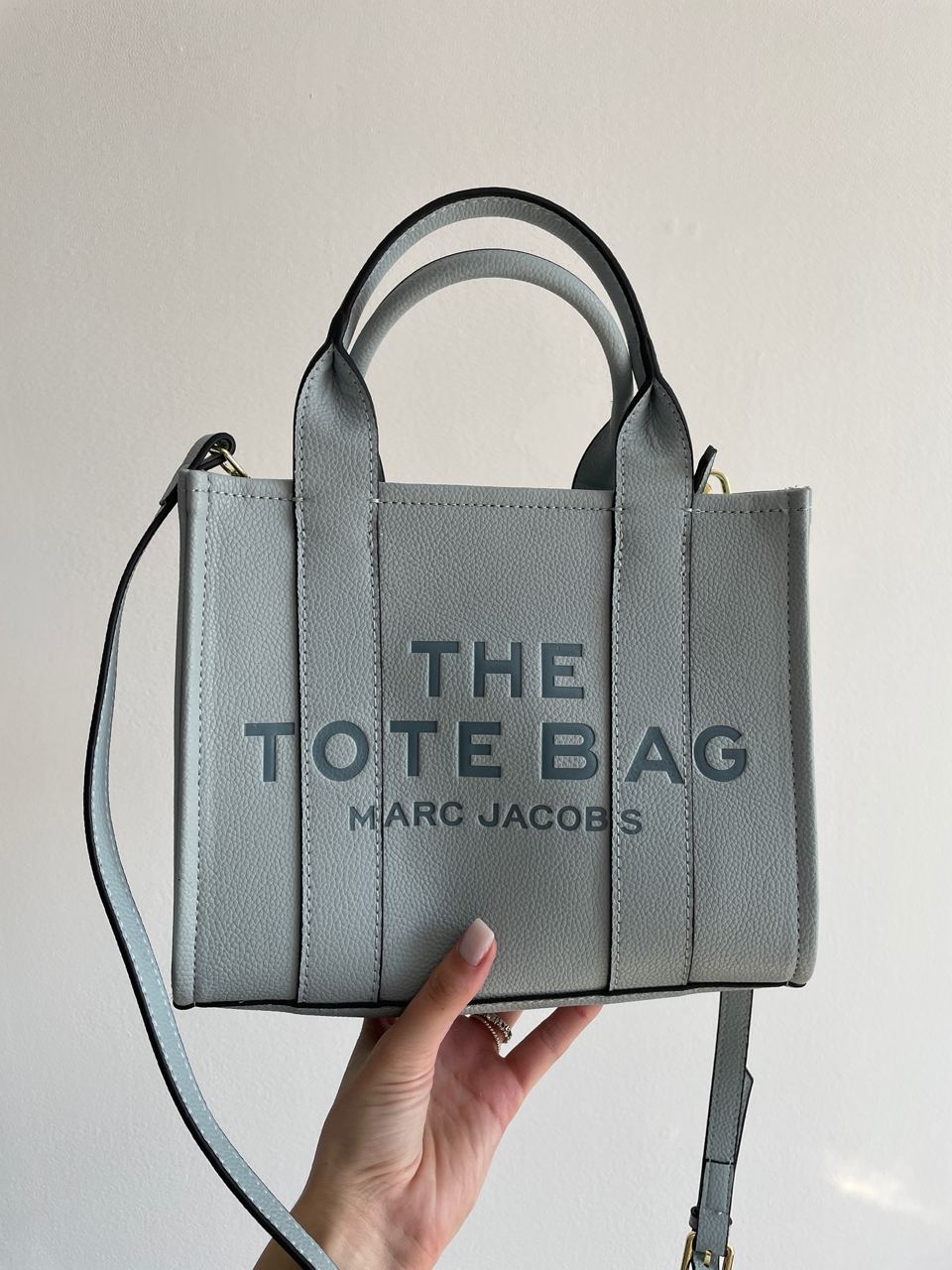 Marc Jacobs The Leather Small Tote Bag Blue