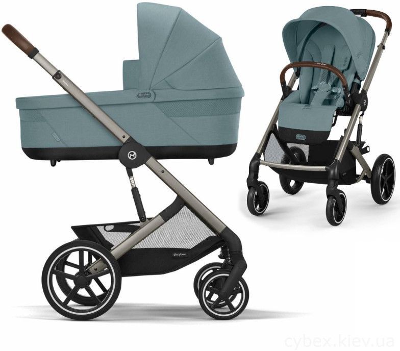 Коляска 2в1 Cybex Balios S Lux TPE Stormy Blue