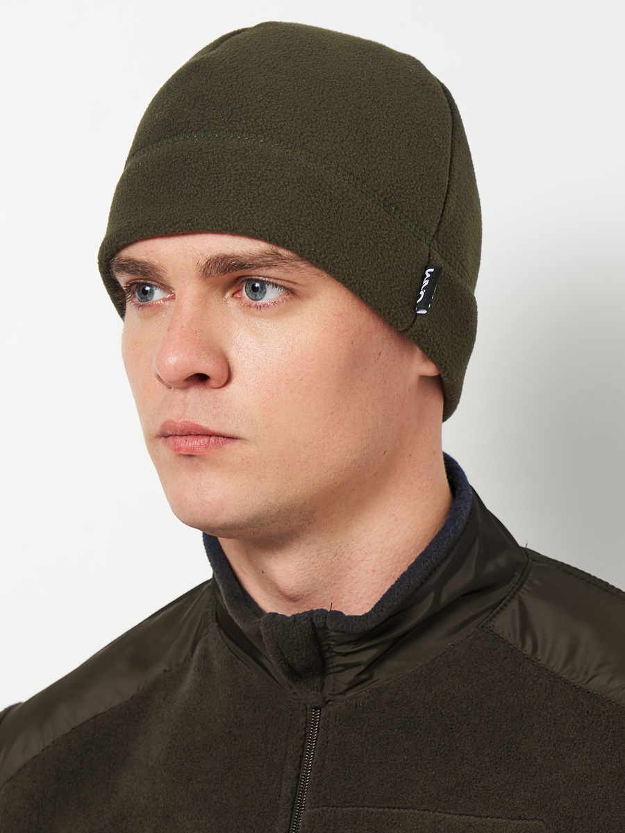 Шапка флісова UKM олива
