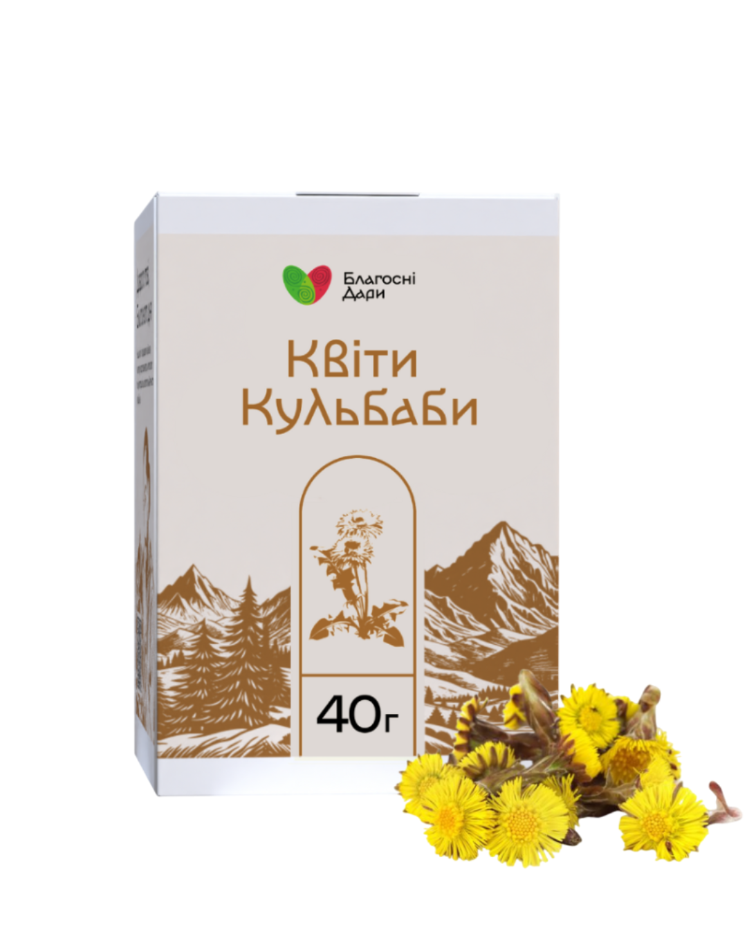 Квіти кульбаби, 40 гр.