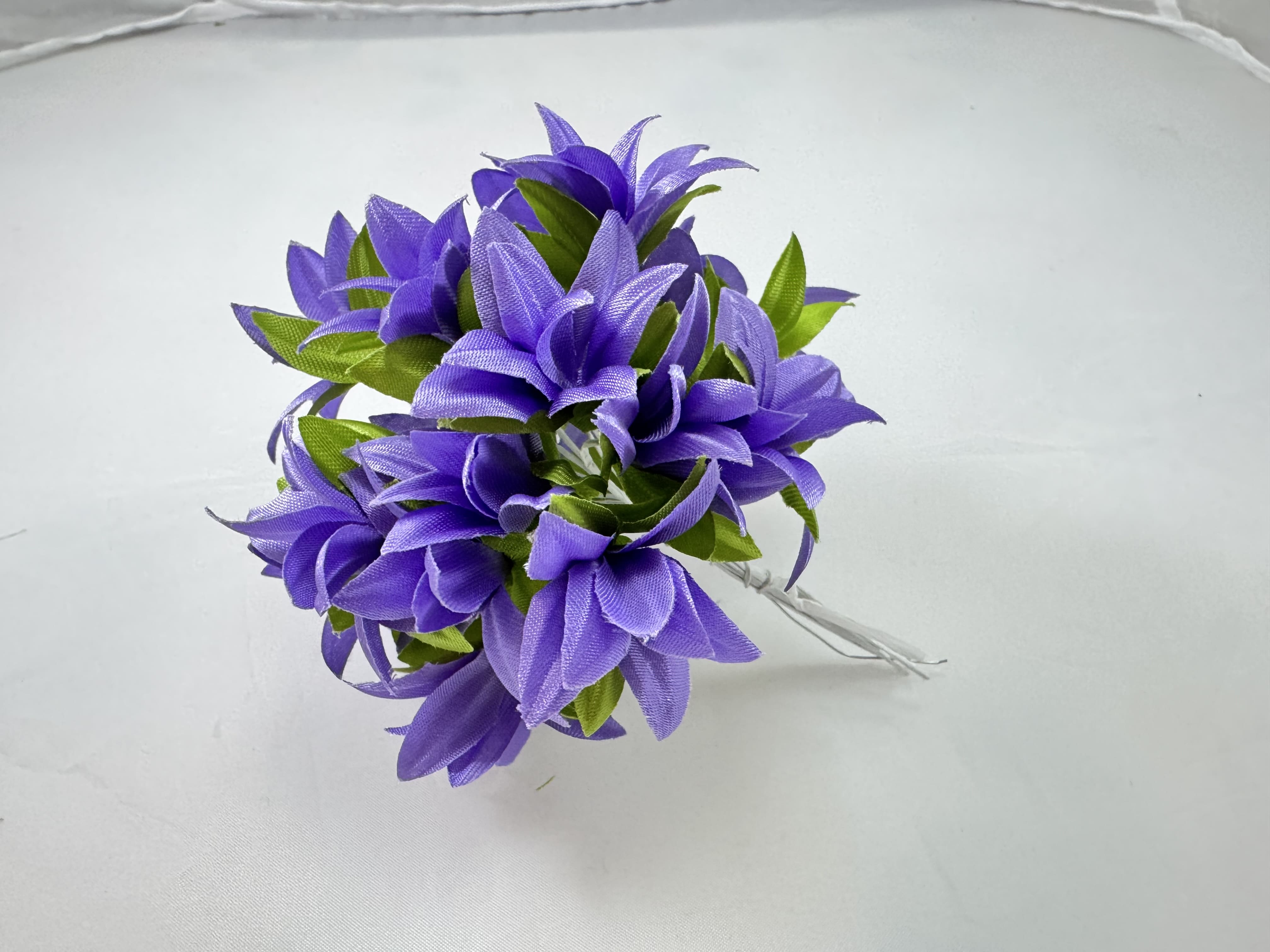 Бузкові штучні квіти для плетіння віночків, 20 шт