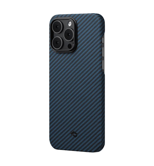 Чохол Pitaka MagEZ Case 3 Twill 1500D Black/Blue for iPhone 14 Pro Max (KI1408PM)