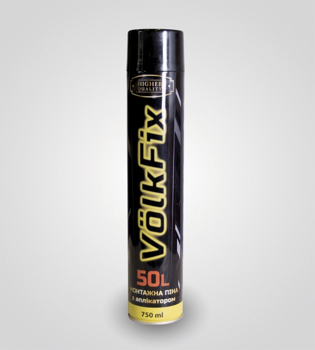 Піна монтажна 50L 750ml ручка VolkFix