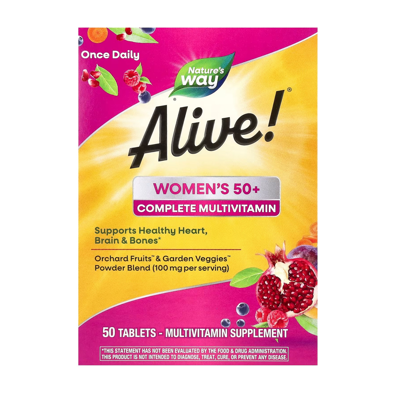 Мультивітаміни для жінок 50+, Women's 50+ Complete Multivitamin - 50 tabs
