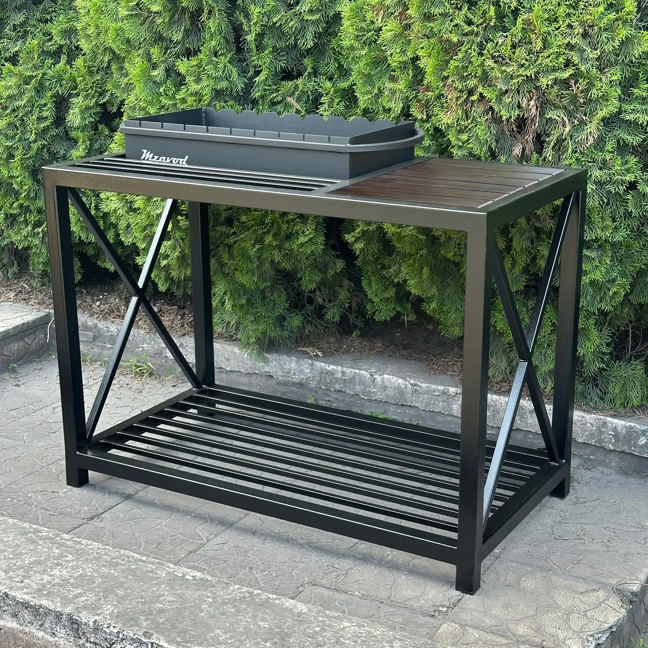 Мангал  Тор на 9 шампурів 4мм в стилі LOFT