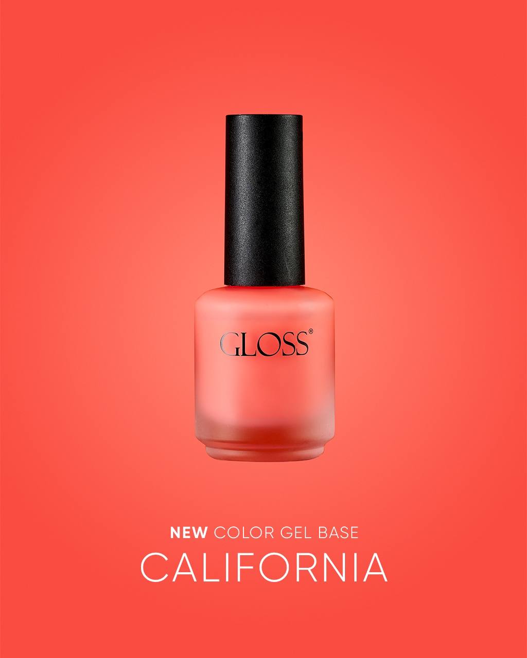 Кольорова база GLOSS Color Base Gel California, 11 мл