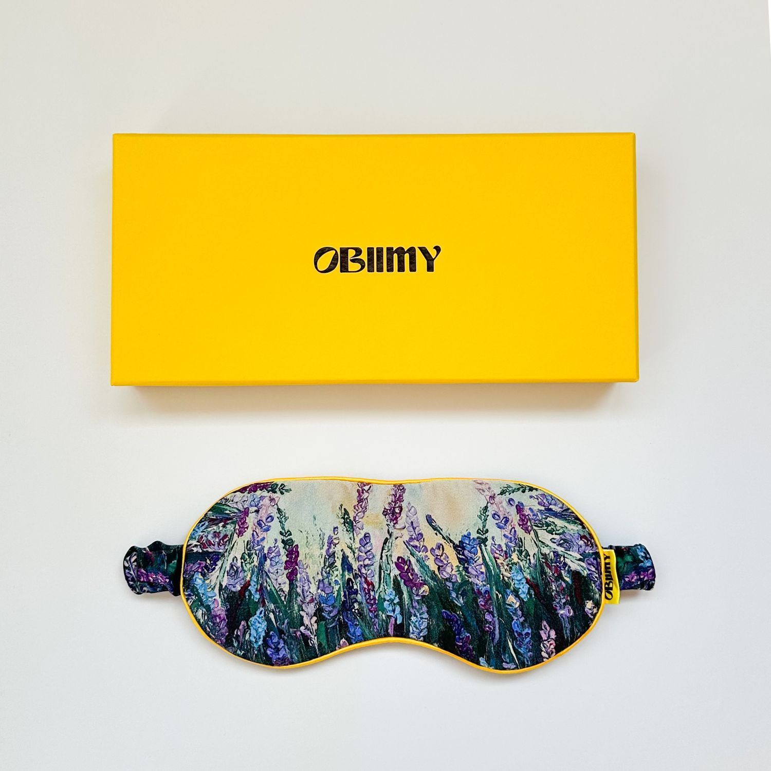 Маска для сну і відпочинку Obiimy з натурального шовку «Енергія»