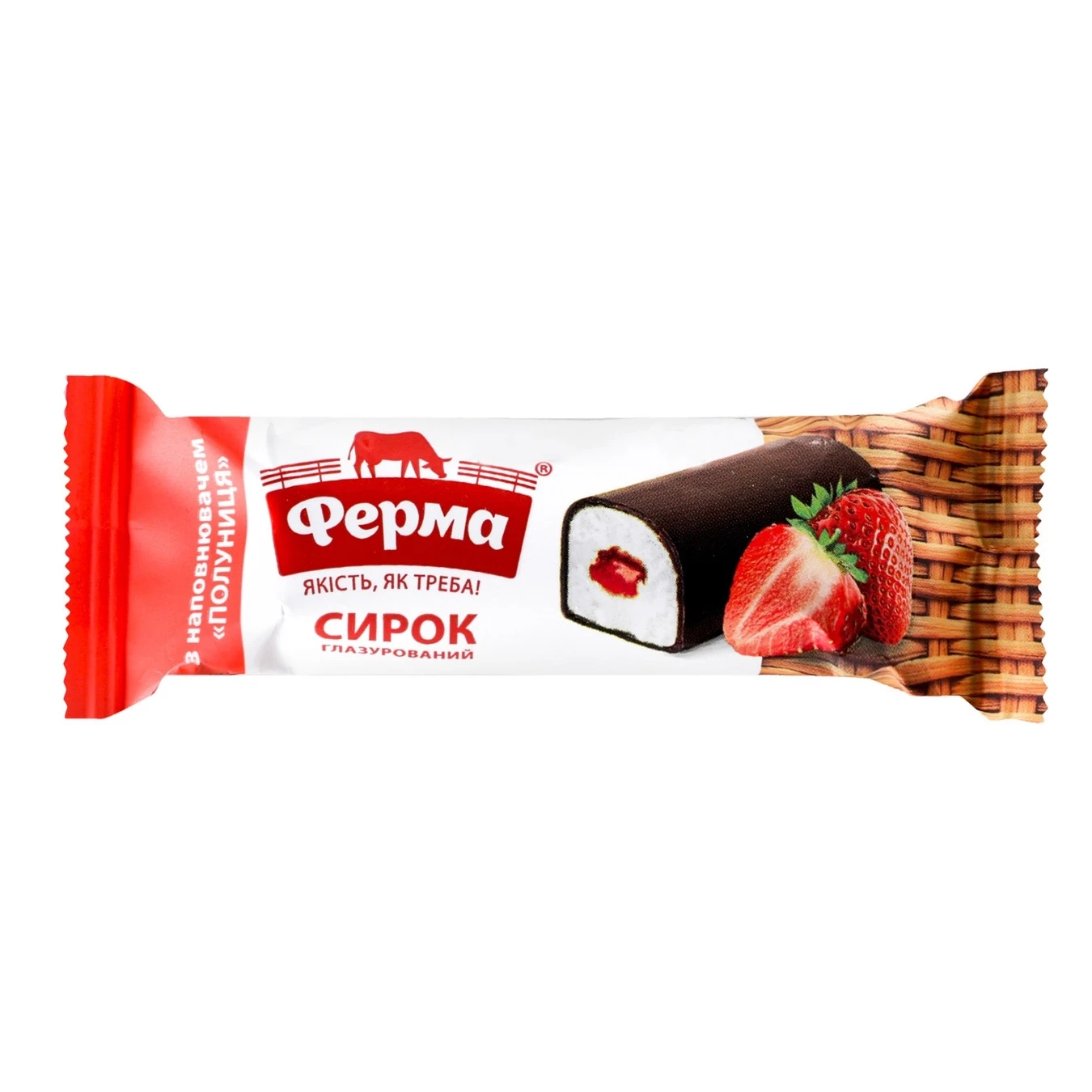 Сирок глазурований Ферма полуниця 23% 36 г