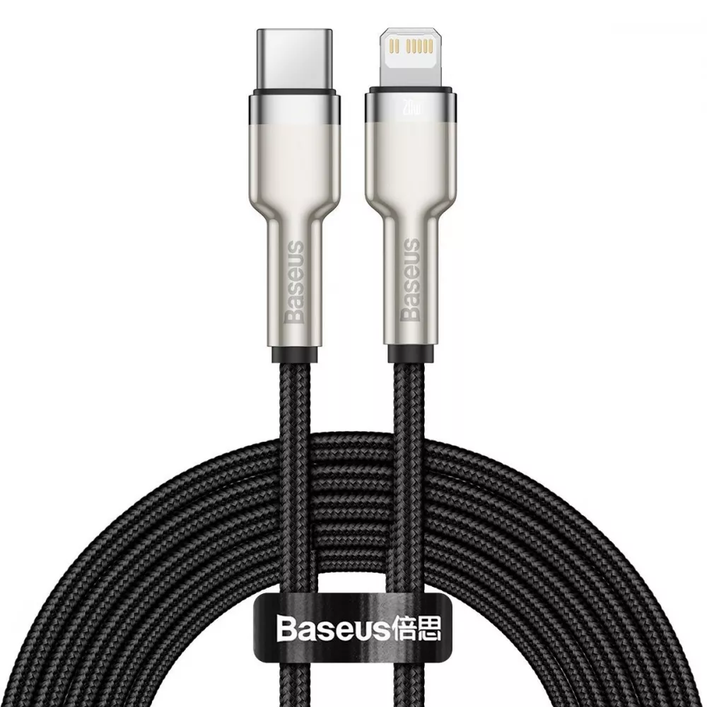 Кабель Baseus Cafule Metal Type-C to Lightning PD 20W (2m)