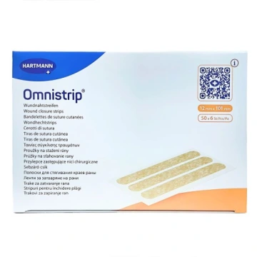 12×101мм.Omnistrip(омністріп) смужки для безшовного закриття ран 6шт.