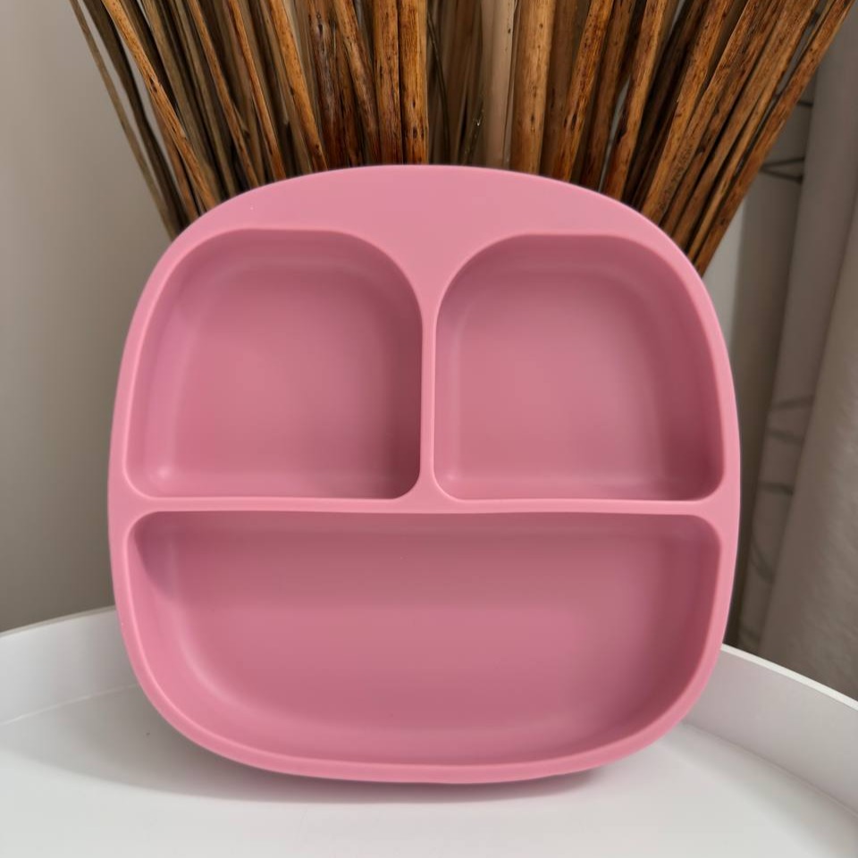 Секційна тарілка на 3 секції Румʼянець (blush)