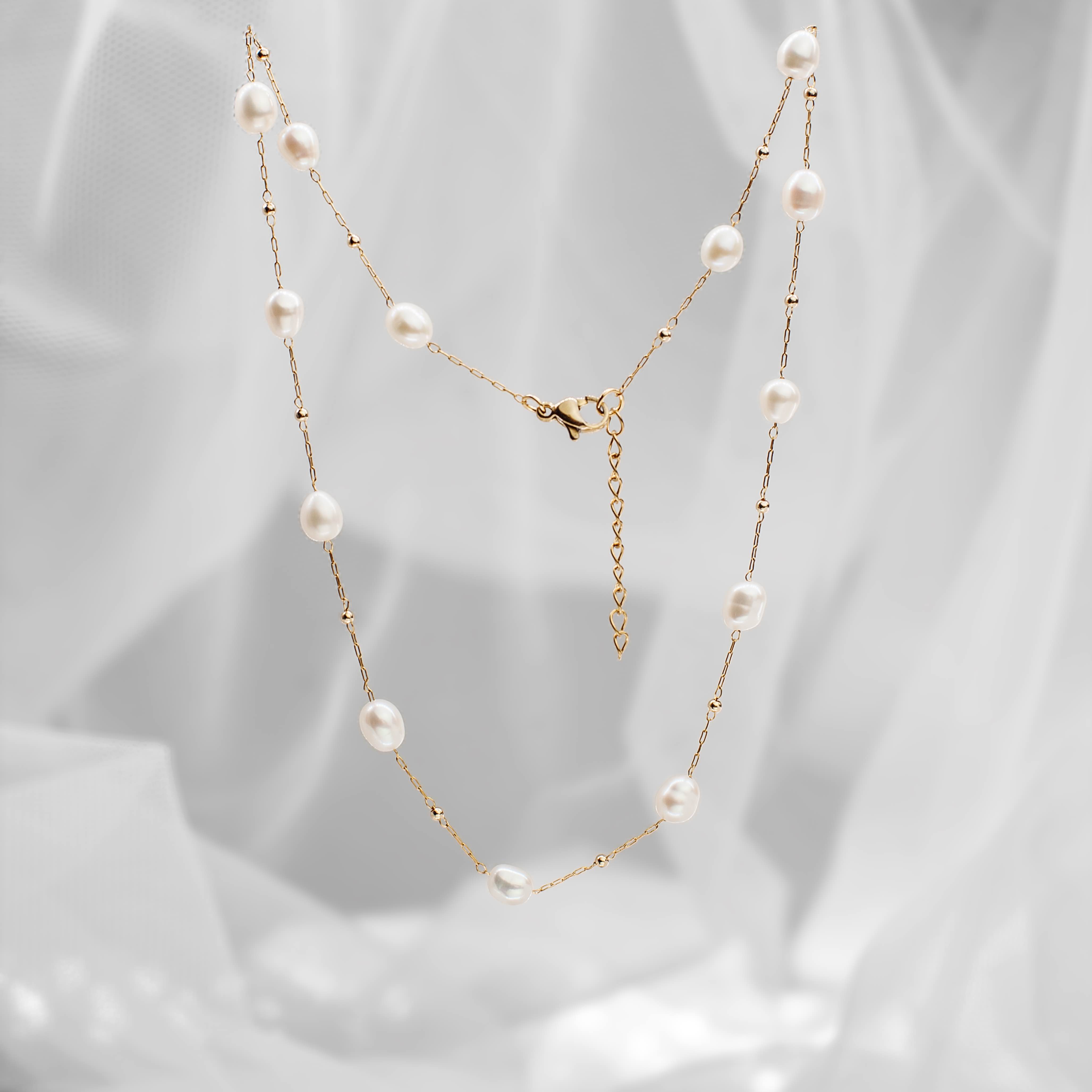 White Freshwater Pearl Necklace