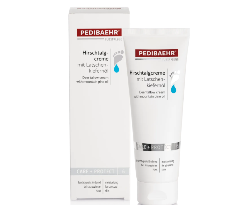 Крем зі 100% оленячим жиром проти глибоких тріщин PediBaehr Hirschtalgcreme, 125 мл