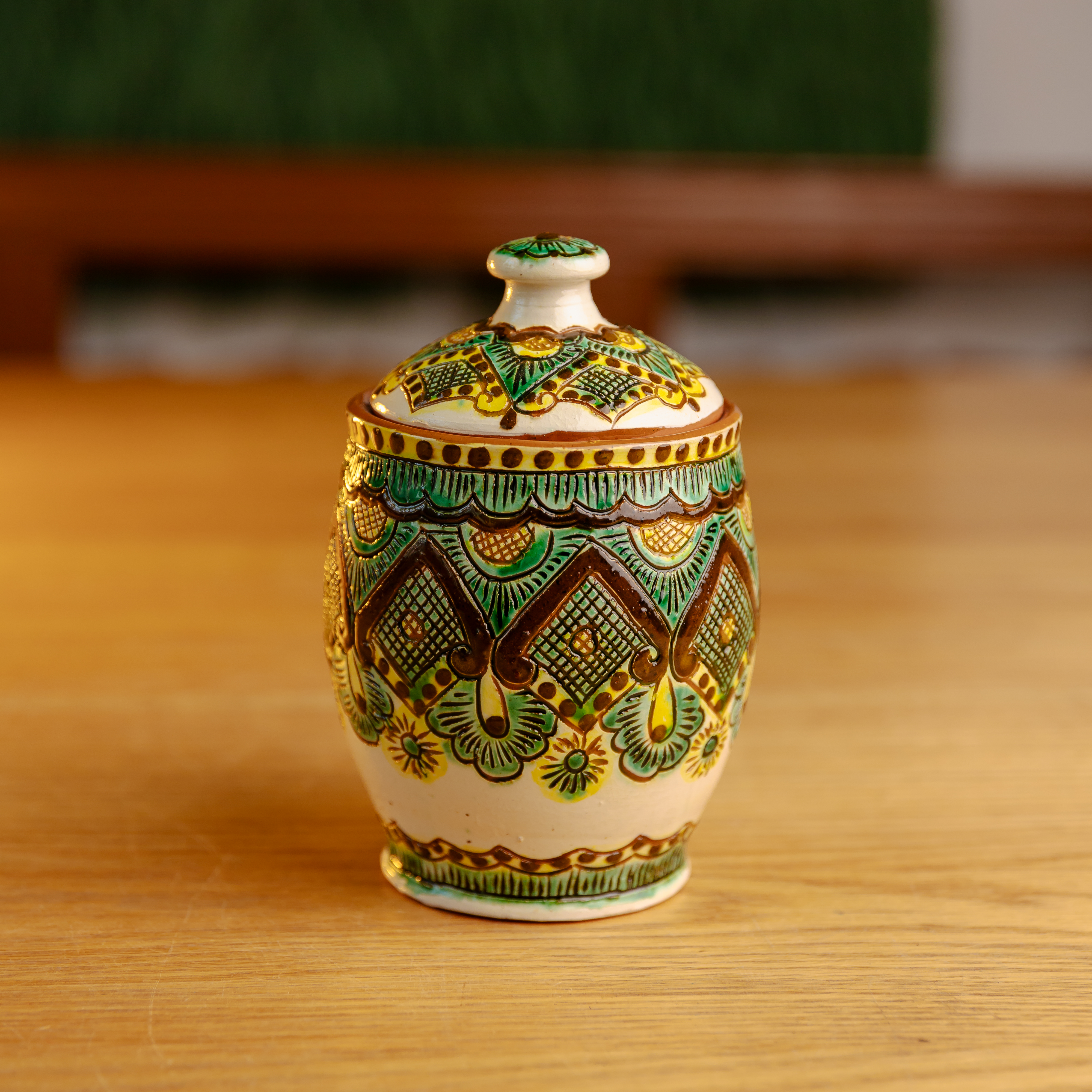 Керамічна цукорниця "Святкова" ,12 см