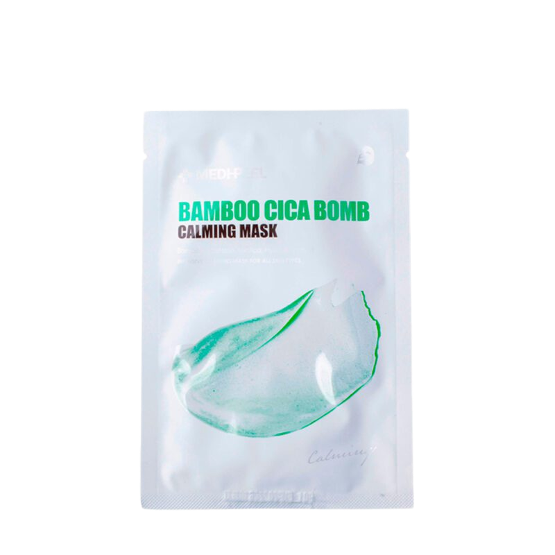 Маска тканинна заспокійлива з центеллою Medi-Peel Bamboo Cica Bomb Calming Mask 1 ea