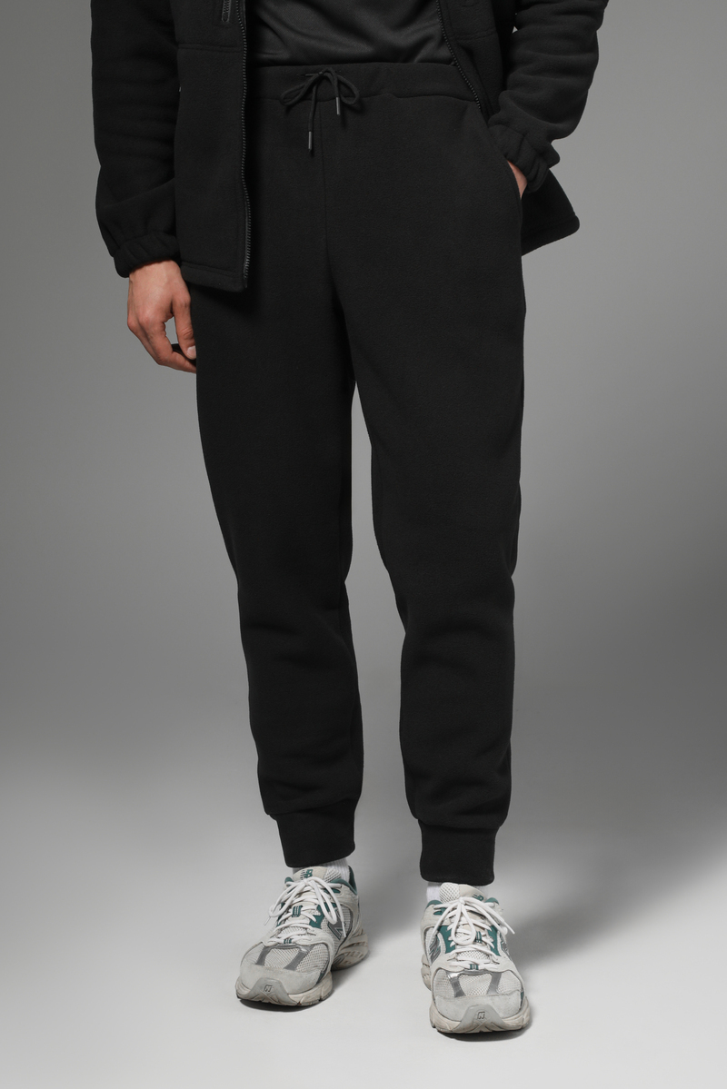 Флісові спортивні штани Plus.Plus Black
