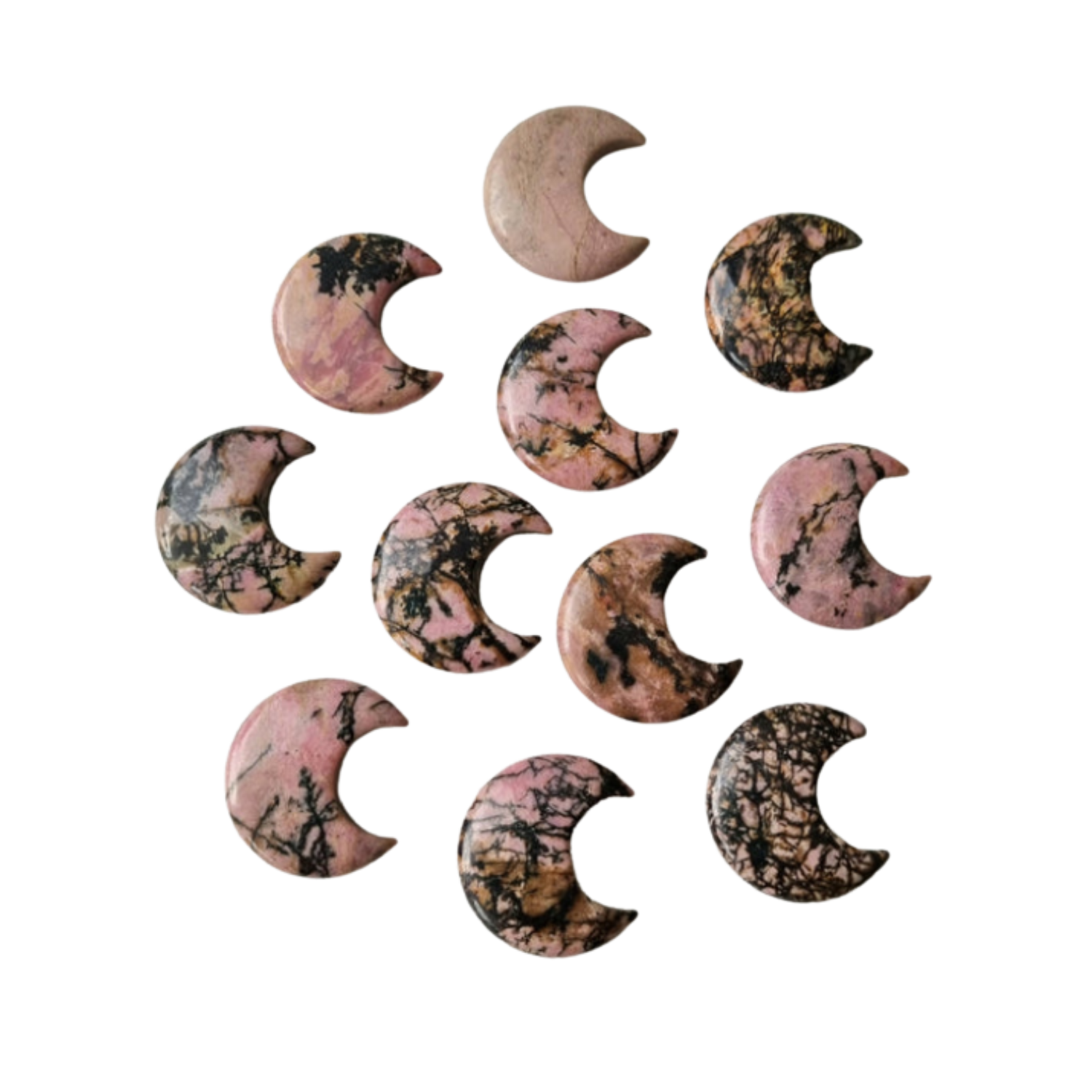 Rhodonite Moon - Mini