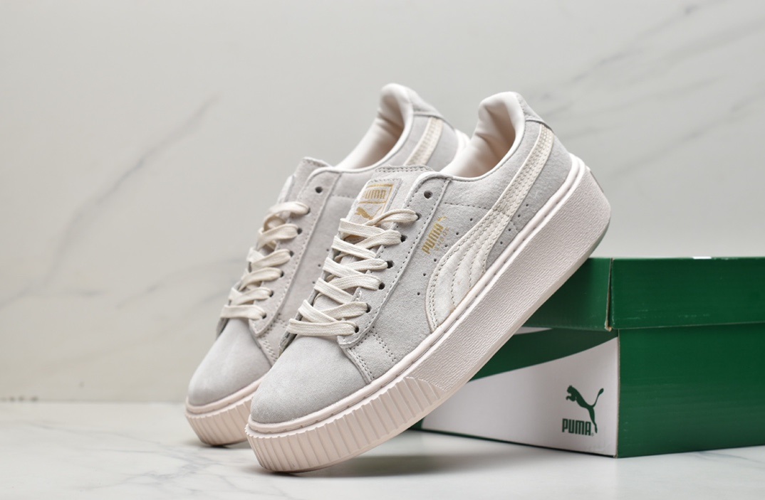 Puma SMASH v2 VULC CV Low Top Leather Dad Shoes