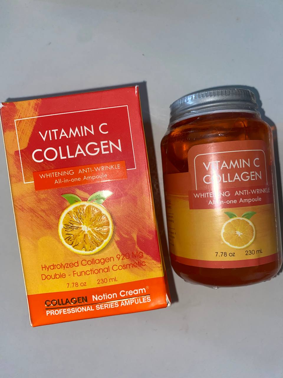 Oilex oil Vitamin C Collagen Відбілюючий Крем від зморшок з вітаміном С та Колагеном 230 мл
