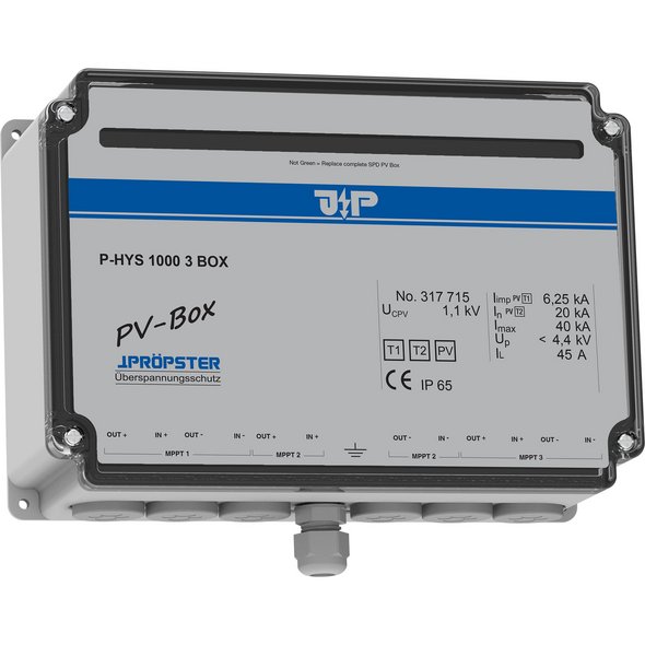 Комбінований ПЗІП -HYS 1000 3 BOX тип 1+2, IP 65, PV