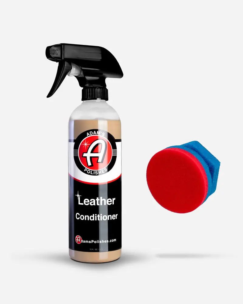 Набір кондиціонер для шкіри + аплікатор Adam's Polishes Leather Conditioner 473 мл