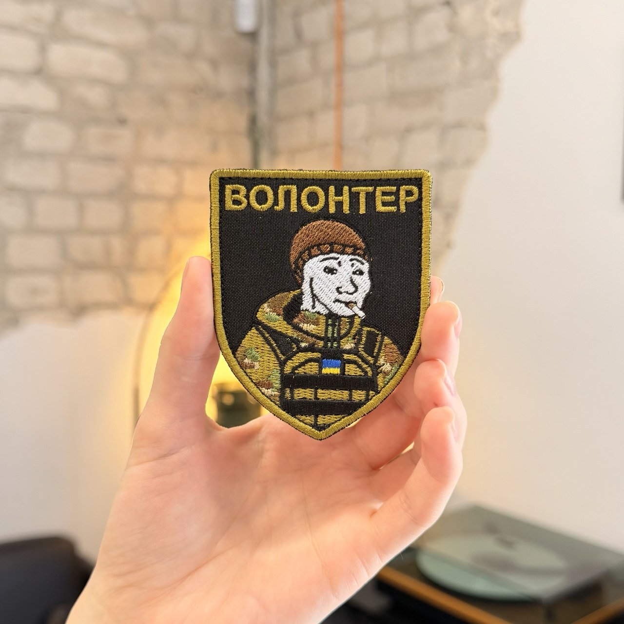 Патч "Волонтер wojak"