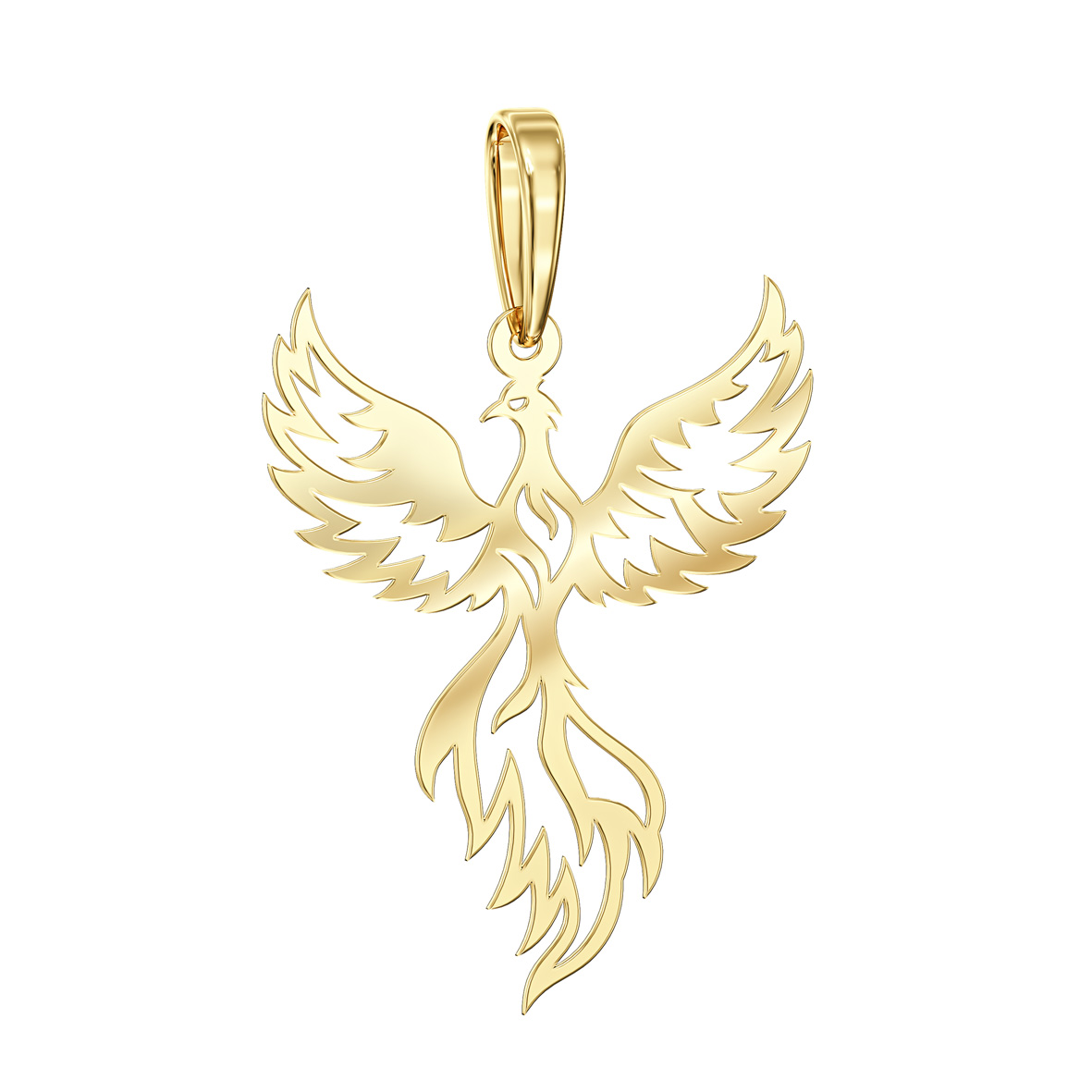 Goldanhänger „Phönix“ – 585er Gelbgold