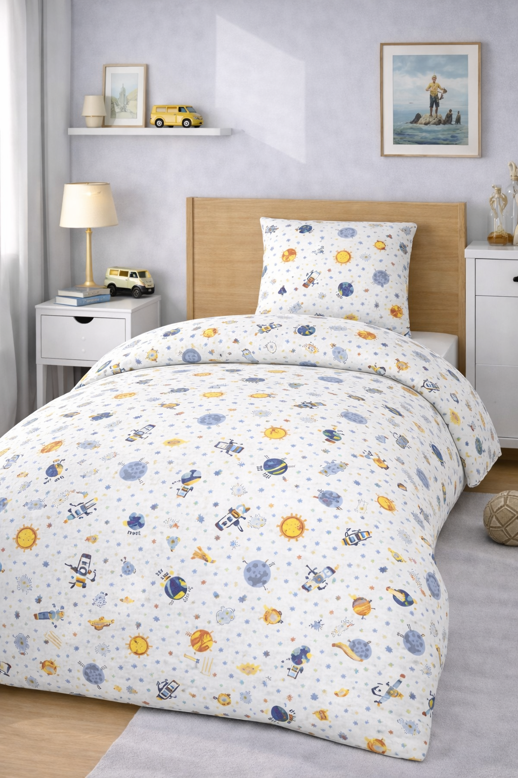 Постільна білизна для хлопчиків ранфорс прінт  