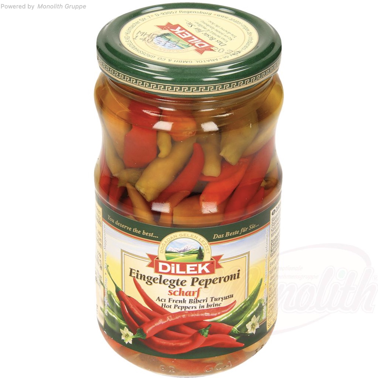 🇹🇷 "DiLEK" Eingelegte Peperoni / Pimientos en conserva, picantes