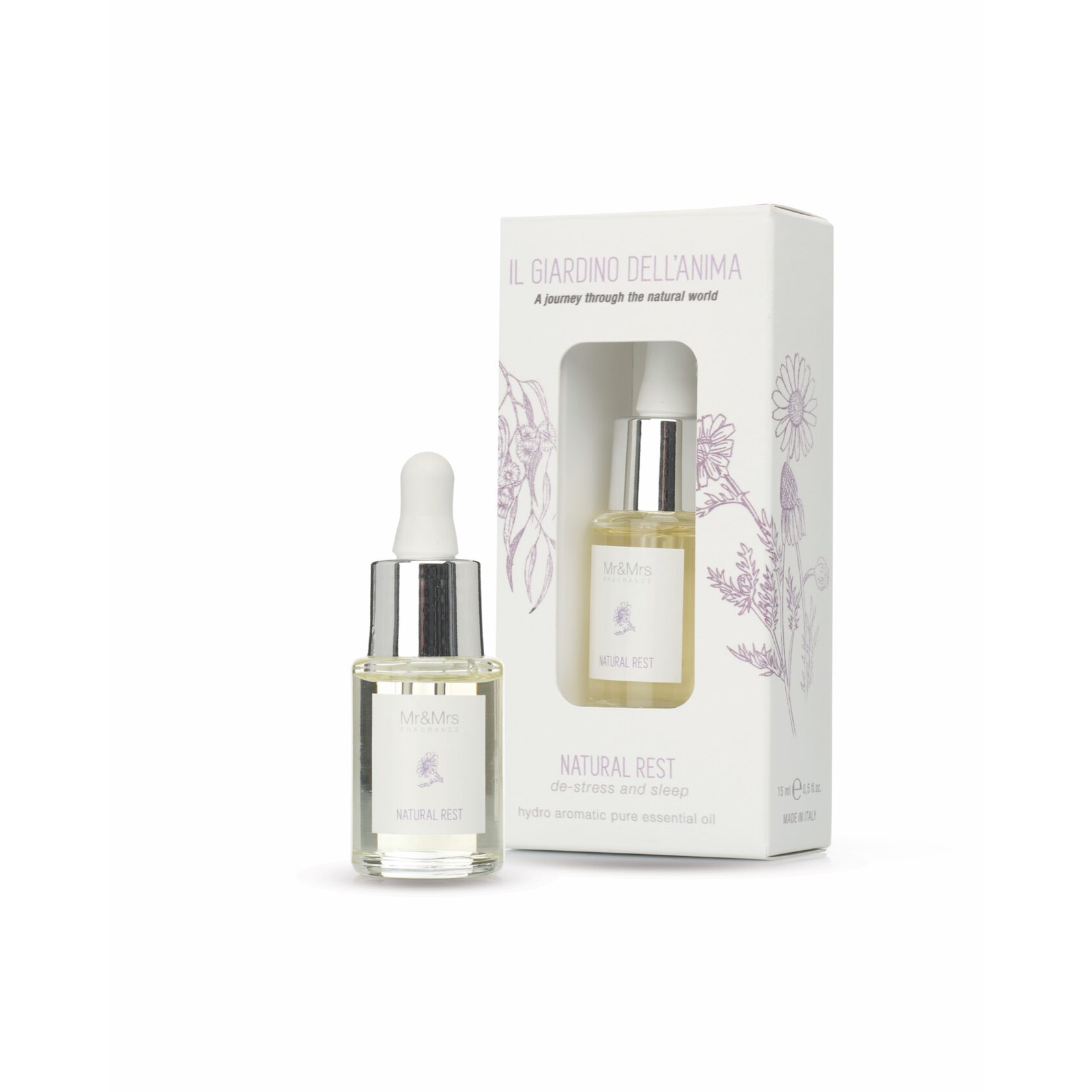 IL GIARDINO DELLA'NIMA OILS 15 ml Natural Rest